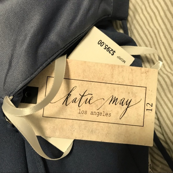 NEW Katie May Blue Strap Maxi Gown Formal Gown Dress Size 10 and 12 Available - Picture 7 of 7